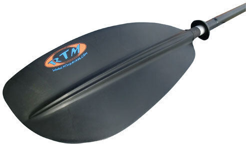 RtmKayaks Elegance Κουπί για Κανό & Kayak Asymmetrical Double 4 Parts Μαύρο 215cm