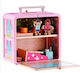 Zenit Toys Ξύλινο Κουκλόσπιτο Βαλιτσάκι Ξύλινο Κουκλόσπιτο