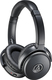 Audio Technica ATH-ANC50iS Wired Over Ear Headphones with 40 hours of Operation Black