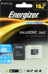 Energizer HighTech microSDHC 16GB Clasa 10 U1 UHS-I cu adaptor