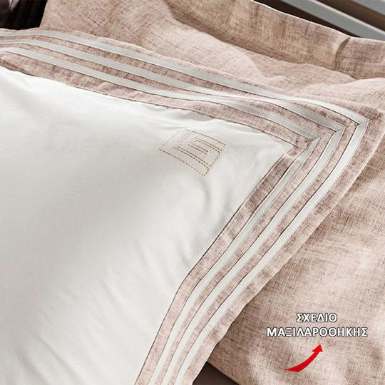 Guy Laroche Linen Set Față de Pernă Oxford Celebritate vechi roz 50x70cm.
