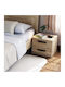 Solo 2S Wooden Bedside Table 45x35x38.5cm