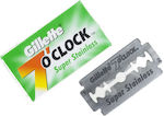 Gillette 7 O' Clock Green Super Stainless Ανταλλακτικές Λεπίδες Ασφαλείας 5τμχ