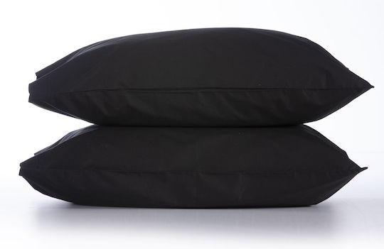 Nef-Nef Homeware Basic Σετ with Envelope Cover Black 52x72cm 011712