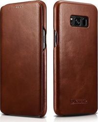 iCarer Vintage Curved Edge Καφέ (Galaxy S8) iCarer Vintage Curved Edge Καφέ (Galaxy S8)