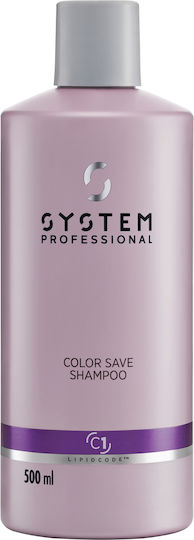 System Professional Fibra Color Save C1 Șampon pentru Păstrarea Culorii pentru Păr Vopsit 500ml