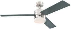 Westinghouse Alta Vista 72054 Ceiling Fan 122cm with Light and Remote Control Graphite
