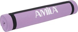 AMILA Στρώμα Γυμναστικής Yoga Γκρι (100x61x1.5cm)