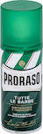 Proraso Green Spumă de Bărbierit cu eucalipt și mentol pentru piele sensibilă 100ml