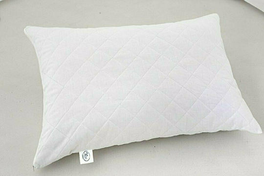La Luna Luxurious Schutzkissenbezug-Set Gesteppt Weiß 35x65cm.