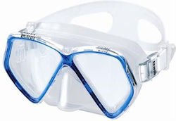 Mares Diving Mask Set with Respirator Pirate Transparent Clear/Blue 1102292