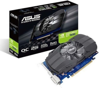 Asus GeForce GT 1030 2ГБ GDDR5 OC Видеокарта