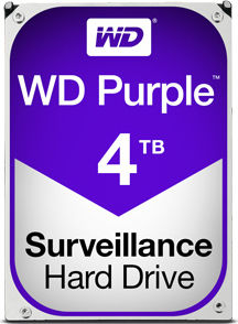 Western Digital Purple 4TB HDD Hard Disk 3.5" SATA III 5400rpm cu 64MB Cache pentru Recorder