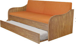Silky Sofa Bed Single για Στρώμα 80x190cm