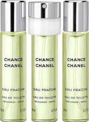 Chanel Chance Refills 3x20 Set pentru femei 3buc Chanel Chance Refills 3x20 Set pentru femei 3buc