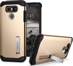 Spigen Slim Armor Plastic Back Cover Gold (LG G6)