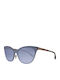 Ray Ban Blaze Cat Eye Femei Ochelari de soare cu Albastru Din metal Rame și Argint Oglindă Lentilă RB3580N 9039/1U