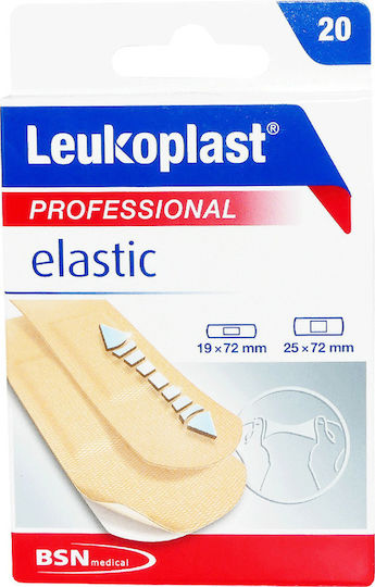 BSN Medical Professional Elastic Αυτοκόλλητα Επιθέματα σε 2 Μεγέθη 19x72mm & 25x72mm 20τμχ