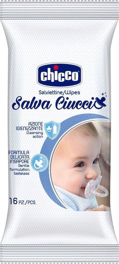 Chicco Μωρομάντηλα χωρίς Οινόπνευμα & Άρωμα 16τμχ