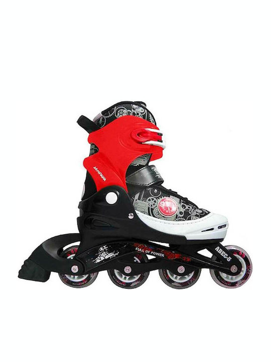 Athlopaidia Inline Adjustable Red Kids Rollers