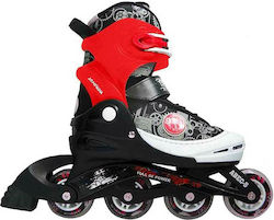 Αθλοπαιδιά 002.1084 Inline Αυξομειούμενα Rollers Μαύρα/Κόκκινα Παιδικά Αθλοπαιδιά 002.1084 Inline Αυξομειούμενα Rollers Μαύρα/Κόκκινα Παιδικά