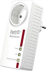 AVM Fritz!Powerline 1220E Powerline για Ενσύρματη Σύνδεση με Passthrough Πρίζα και 2 Θύρες Gigabit Ethernet