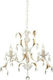 Aca DL9345PWG Chandelier Candlestick 5xE14 White