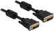 DeLock 1m DVI-I male to DVI-I male Cable Black (83110)