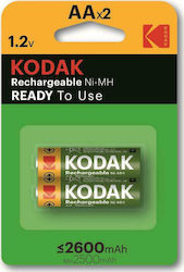Kodak AA 2600mAh 1.2V 2τμχ
