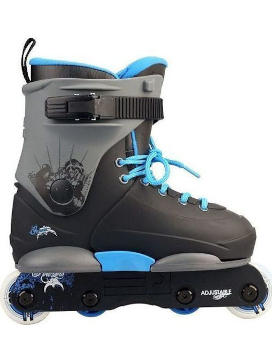 Razors Genesys Junior Inline Αυξομειούμενα Rollers Μαύρα Παιδικά