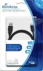 MediaRange USB 3.0 USB-C male - USB-A 12W 1.2m (MRCS160) MediaRange USB 3.0 USB-C male - USB-A 12W 1.2m (MRCS160)