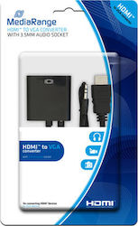 MediaRange MRCS167 3.5mm / HDMI male σε VGA female MediaRange MRCS167 3.5mm / HDMI male σε VGA female