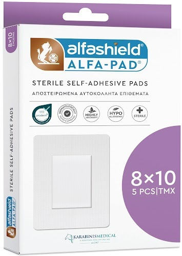 Alfashield Alfa Pad Sterile Pflaster 9 x 20 cm, 50 Stück