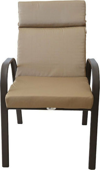 Καρέκλα Stella Καφέ 72x57x92εκ.