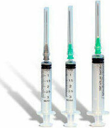 Nipro Syringes 21G 2.5ml 100pcs