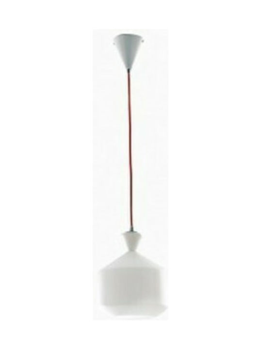 Fan Europe Sugar Pendant Light Single-Light for Socket E27 White