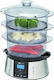 Clatronic DG 3547 Food Steamer with 3 Steaming Decks 6lt