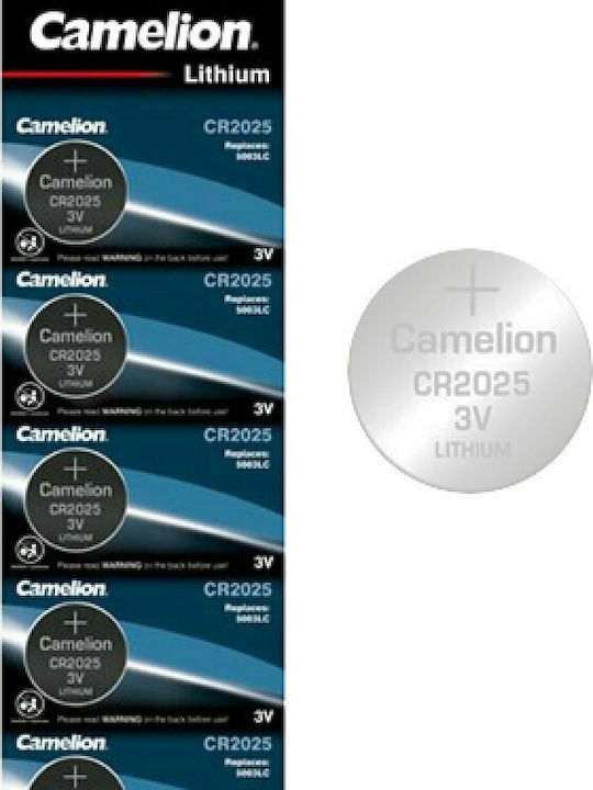 Camelion Lithium Watch Battery CR2025 3V 5pcs