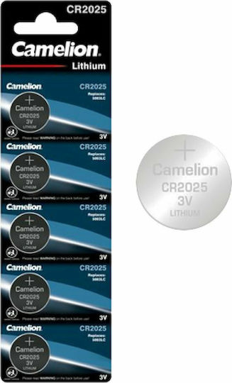 Camelion Lithium Watch Battery CR2025 3V 5pcs