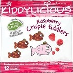 Kiddylicious Biscuiți Crispie Tiddlers cu Gust de Zmeură Fără zahăr 12gr pentru 12+ luni 1buc