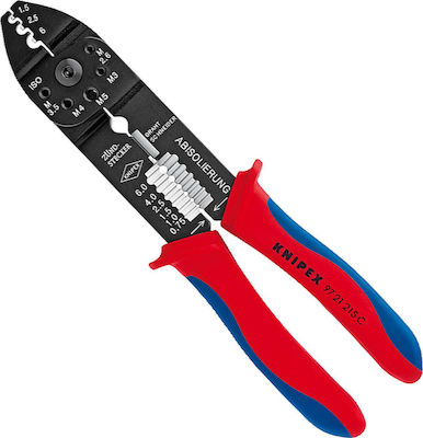 Knipex Crimping Tool 0.5-6mm² Cross Section with Cable Cutter (Length 230mm)