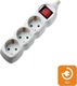 Com Power Strip 3 Positions with Switch and Cable 5m