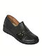 Emanuele 54003 Кожени Анатомични Дамски Slip-On Черни