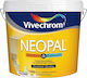 Vivechrom Neopal Kitchen & Bathroom Plastic Anti-Mildew Ecological Paint for Interior Use White 750ml