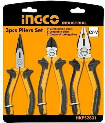 Ingco Pliers set 3pcs