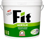 Vivechrom Fit Acrylic Plastic Acrilyc Paint for Exterior Use White 3lt