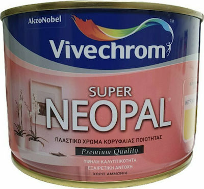 Vivechrom Super Neopal Plastic Paint for Interior Use White 375ml