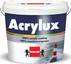 Berling Acrylux Plastic Acrilyc Paint for Exterior Use White 10lt