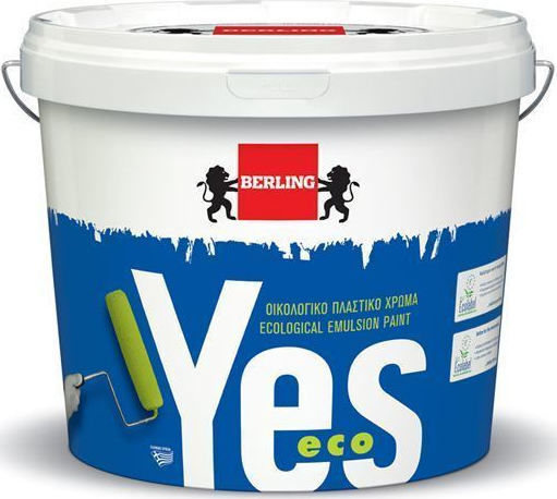 Berling Yes Eco Plastic Ecological Paint for Interior Use White 9lt