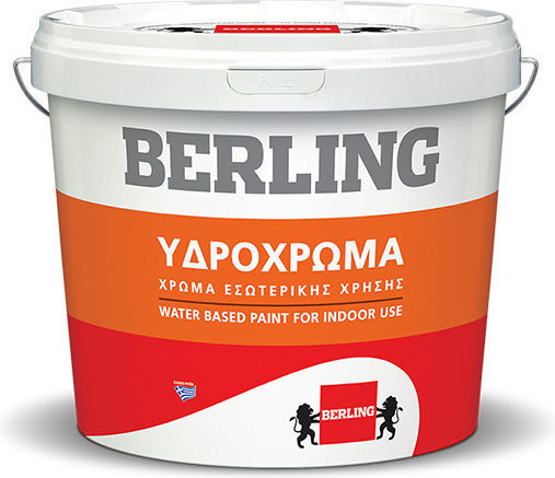 Berling Plastic Watercolor Paint for Interior Use White 3lt